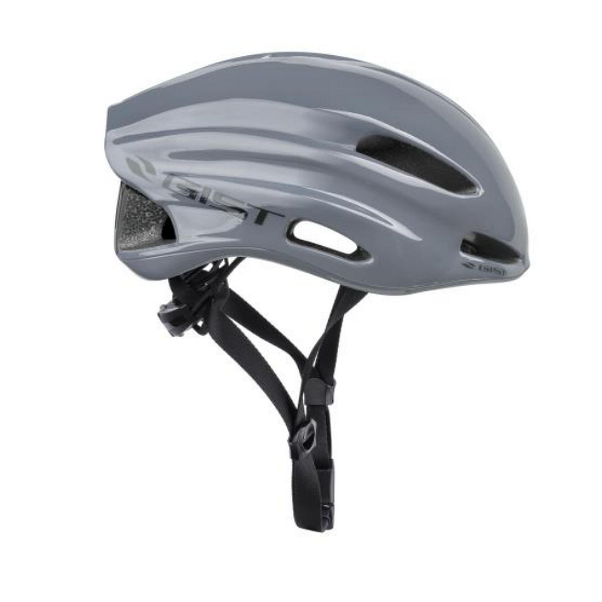 Gist - Casque De Vélo De Course Veloce, Gris - Casque - Gris - 52-56 Cm - Decathlon