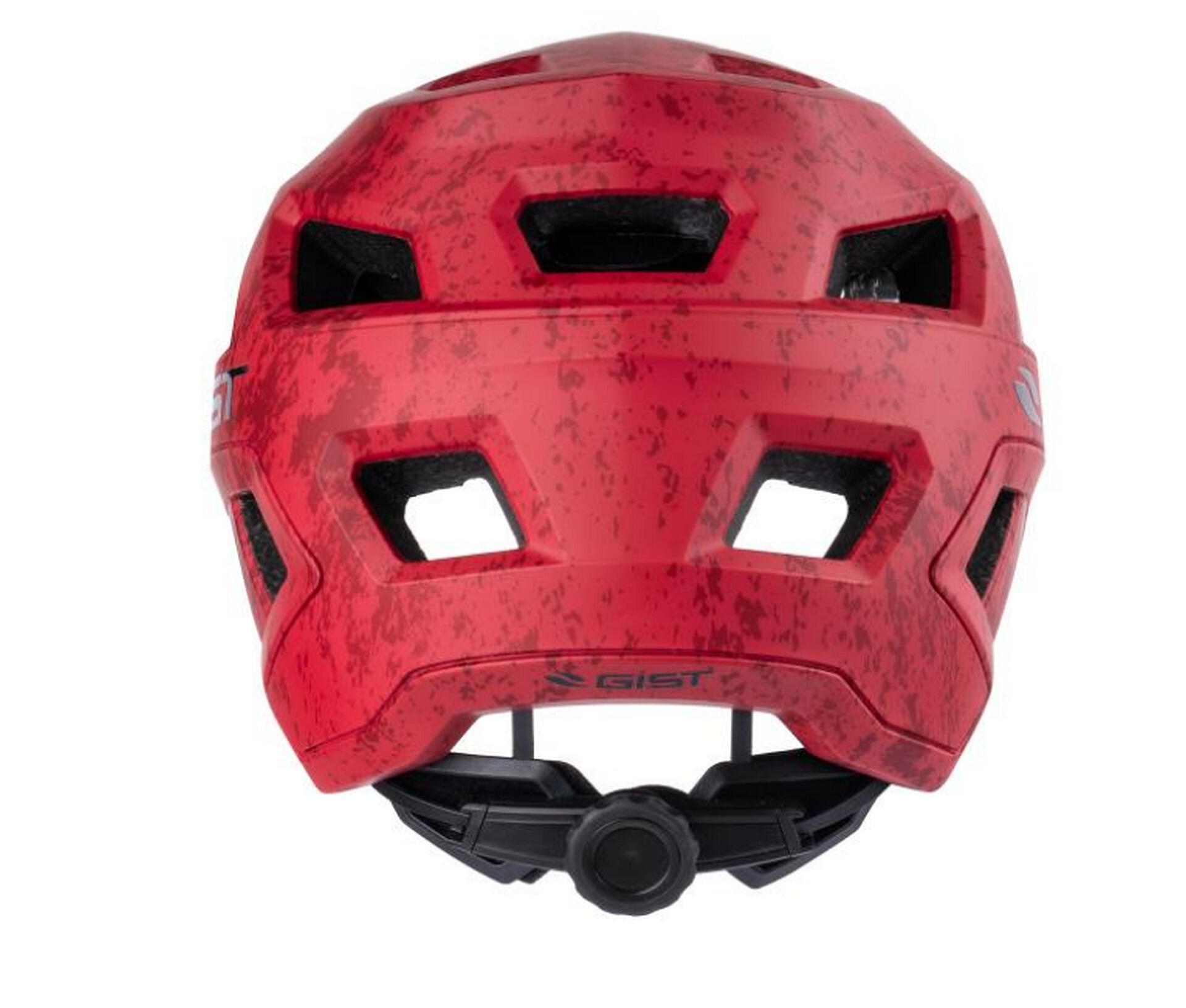 MTB- Fahrradhelm SCRUB, rot 3/4