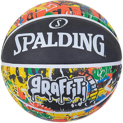 Basketbal spalding rainbow graffiti rubber