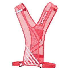 Nathan Bandolier Gilet de course réfléchissant ROSE
