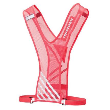 Nathan Bandolier Reflektierende Laufweste PINK