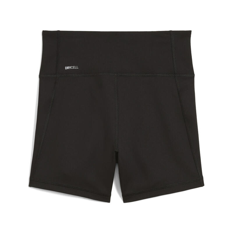 Șort femei talie înaltă Essentials 5", negru PUMA