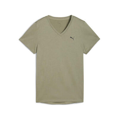 Tad essentials t-shirt met v-hals voor dames puma