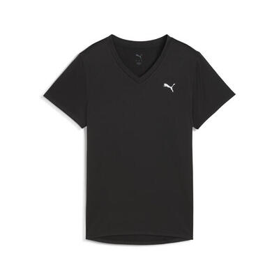 Tad essentials t-shirt met v-hals voor dames puma