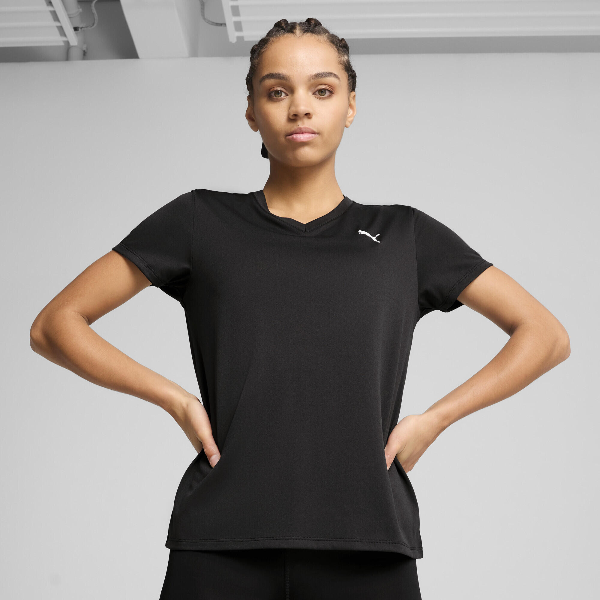 T-shirt col en V TAD ESSENTIALS Femme PUMA 2/6