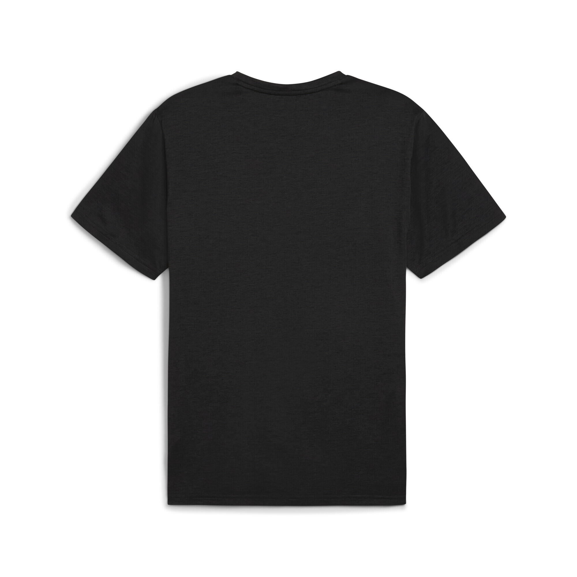 TAD ESSENTIALS Meliertes T-Shirt mit Cat Logo Herren PUMA 6/7