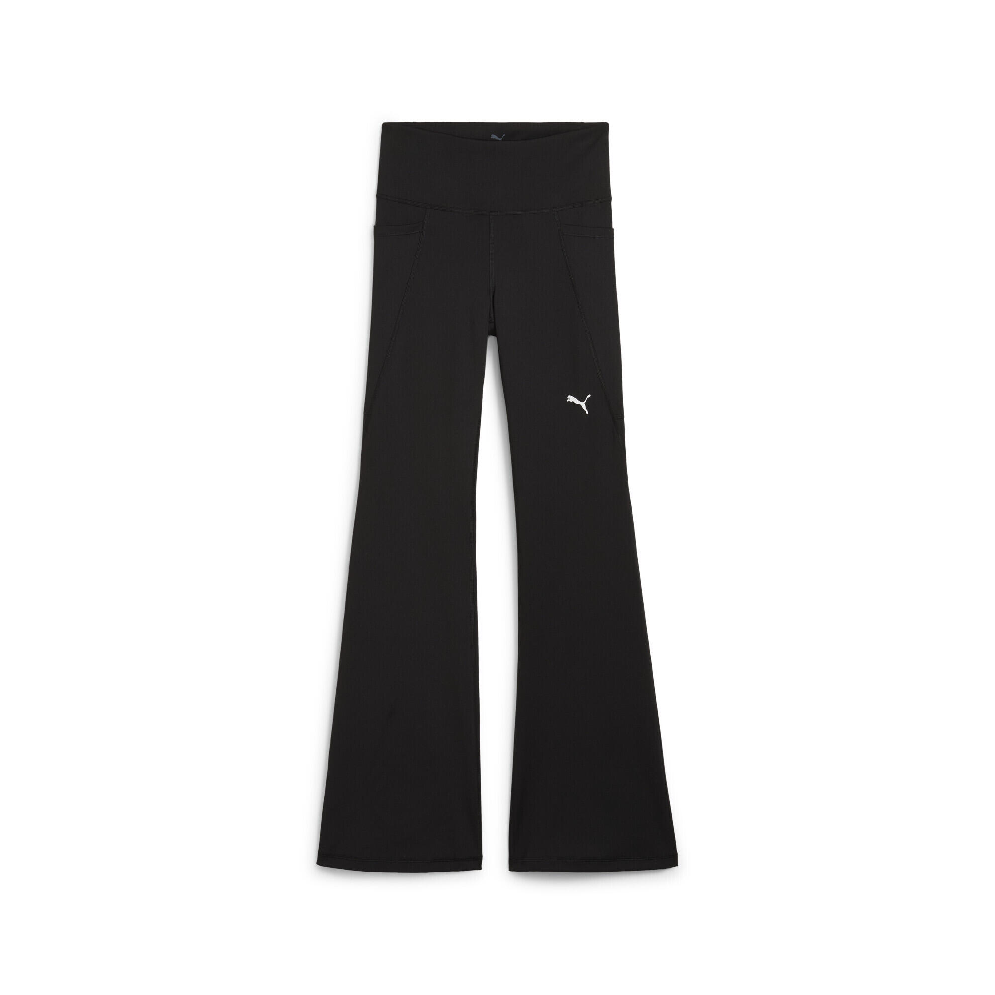 PUMA Puma W Tad Essential High-Waist Bootcut Training Pants – Black M