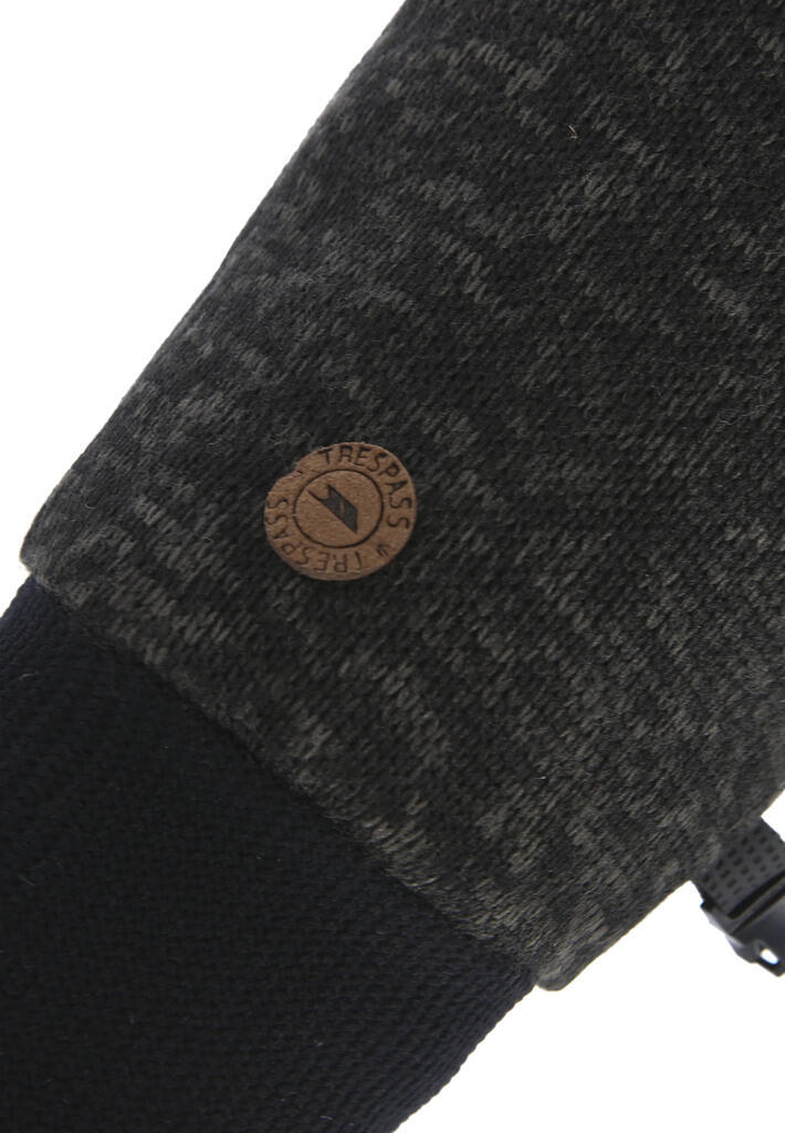 TRESPASS TETRA – Guanti unisex, grigio scuro, Taglia M 3/4