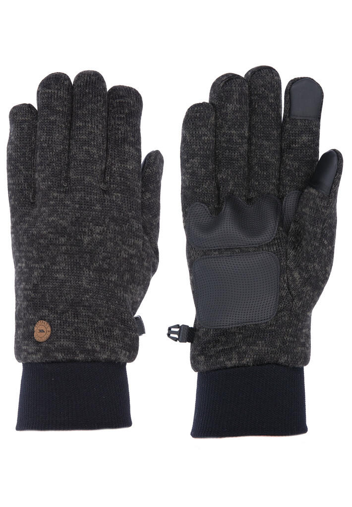 TRESPASS TETRA – Guanti unisex, grigio scuro, Taglia M 2/4