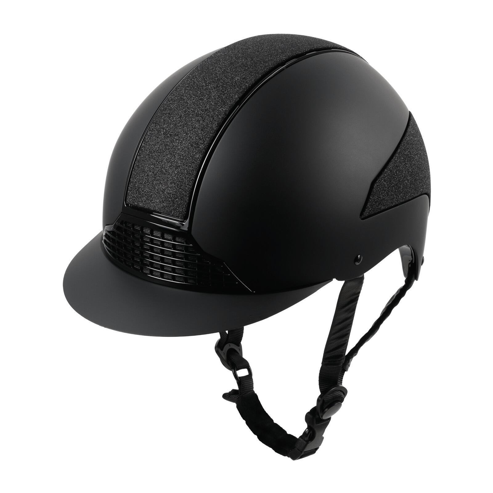 Swing - Casque D'Équitation Femme Swing H24 Shine - Casque - Noir - 59-61 Cm - Decathlon
