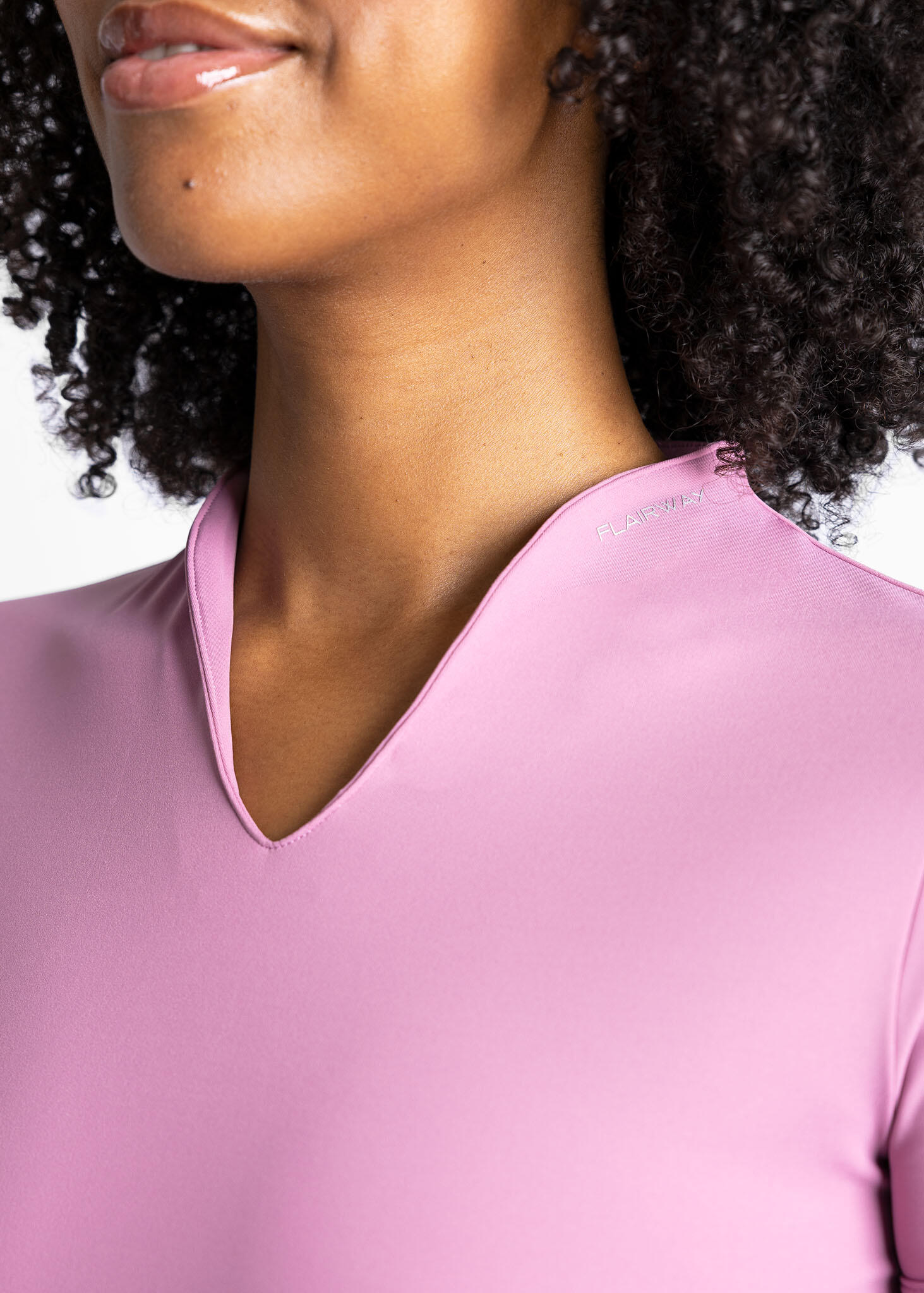 Chemise de golf femme Calusa noir tissu technique respirant 5/7