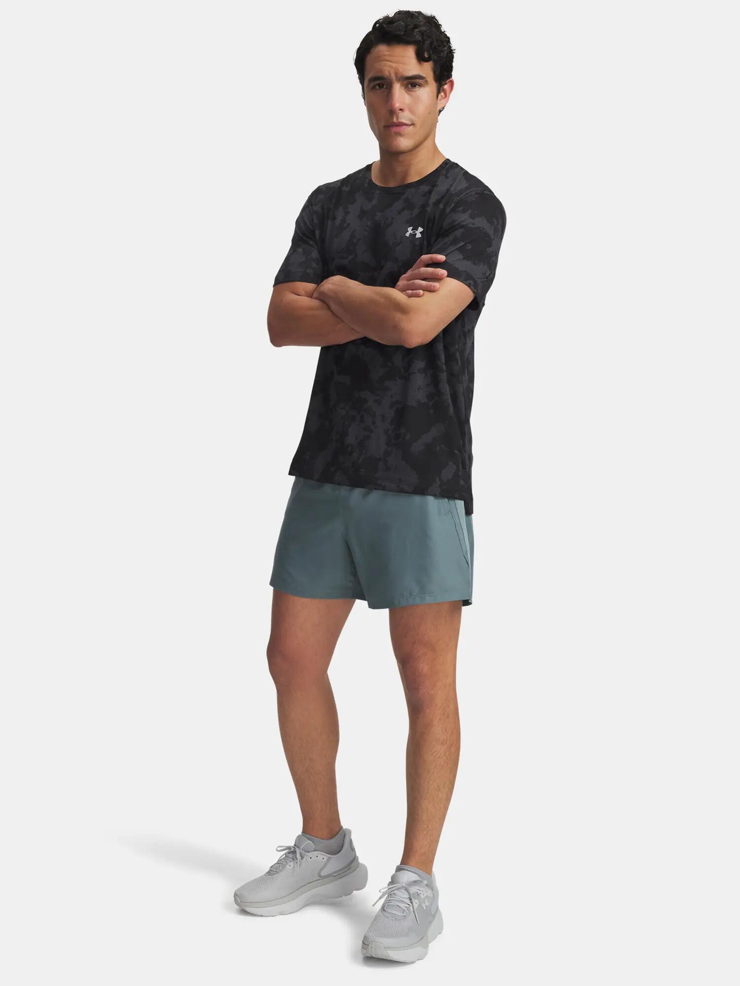 Pantaloni corti da uomo Under Armour UA LAUNCH 5'' SHORTS-BLU 3/3