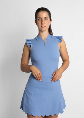 Dames mouwloos golfshirt quinta – vrouwelijk, ademend, sportieve pasvorm