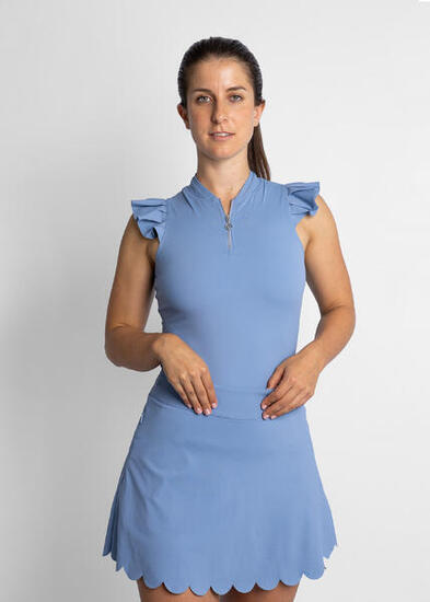 Polo de golf sans manches femme Quinta – Féminin, respirant, coupe sportive
