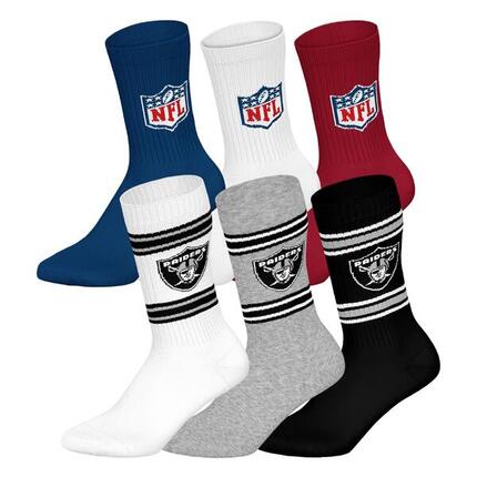 Socken Unisex 6er Pack Stretch-NFL 6Pack Crew Socks