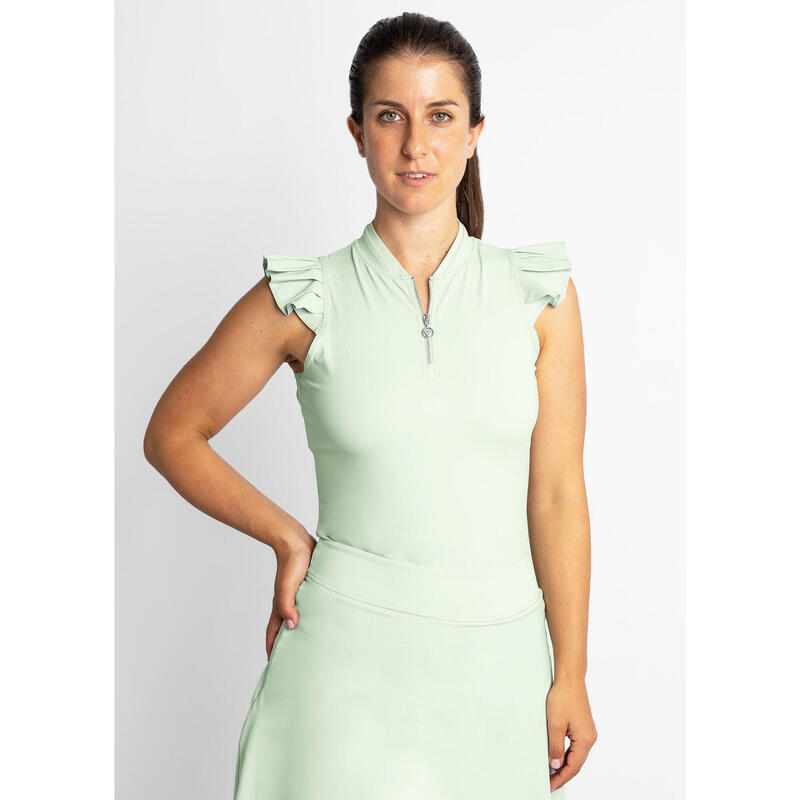 Tricou de golf fără mâneci pentru femei Quinta – Feminin, respirabil, sportiv