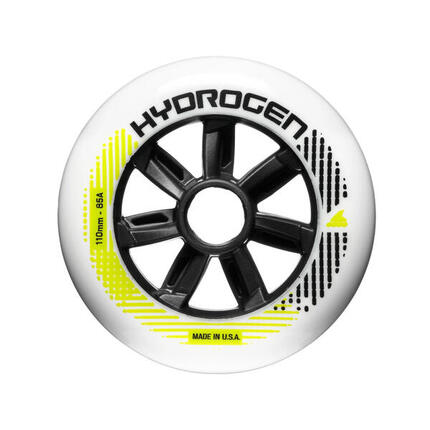 ROLLERBLADE Roue Hydrogen 110mm 85A Blanc [x8]