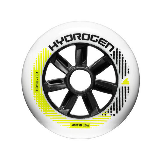 ROLLERBLADE Roue Hydrogen 110mm 85A Blanc [x8]