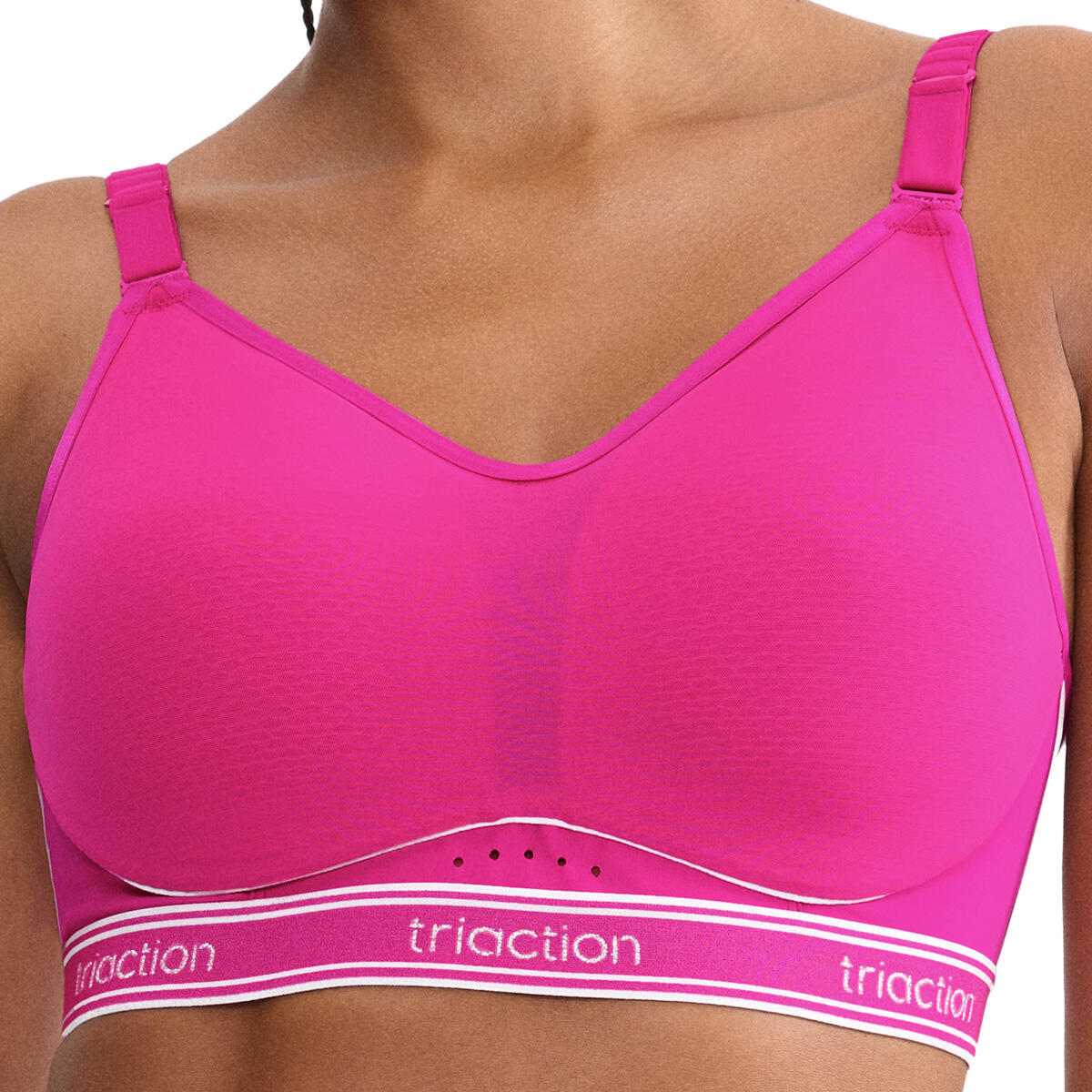 Triaction - Brassière De Sport Maintien Élevé - Cardio Breeze - Soutien-gorge - Rose - 90e - Decathlon