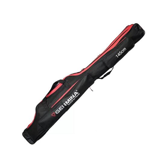 Pokrowiec na wędki Germina trzykomorowy 145 cm torba wędkarska