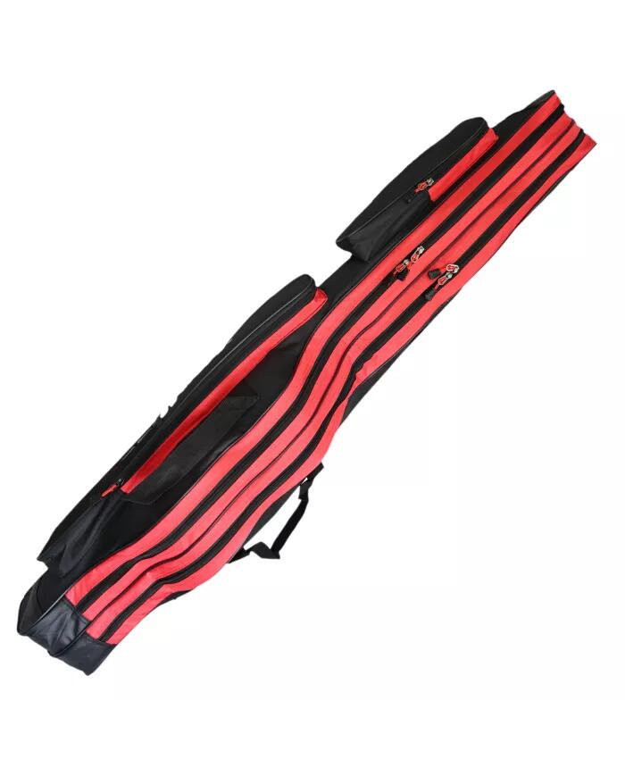 Pokrowiec na wędki Germina dwukomorowy 145 cm torba wędkarska 3/6