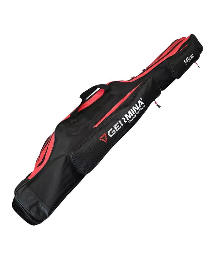 Pokrowiec na wędki Germina dwukomorowy 145 cm torba wędkarska 2/6