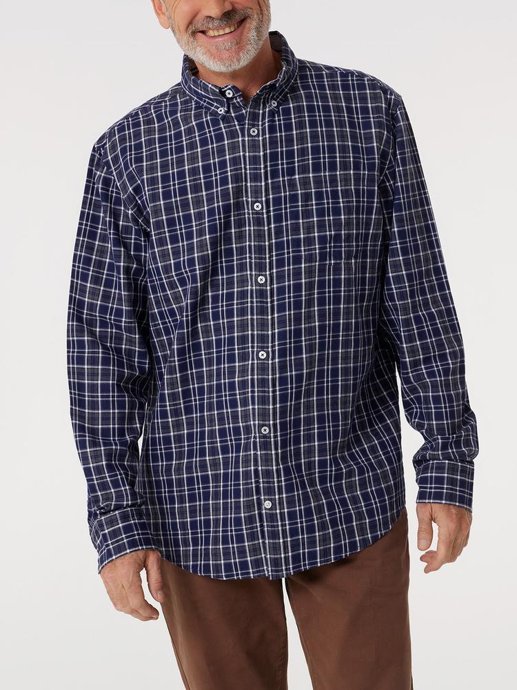 Chemise manches longues Homme - TONIECHE Bleu Marine 3/5