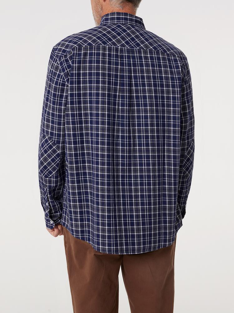 Chemise manches longues Homme - TONIECHE Bleu Marine 5/5