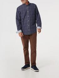 Chemise manches longues Homme - TONIECHE Bleu Marine