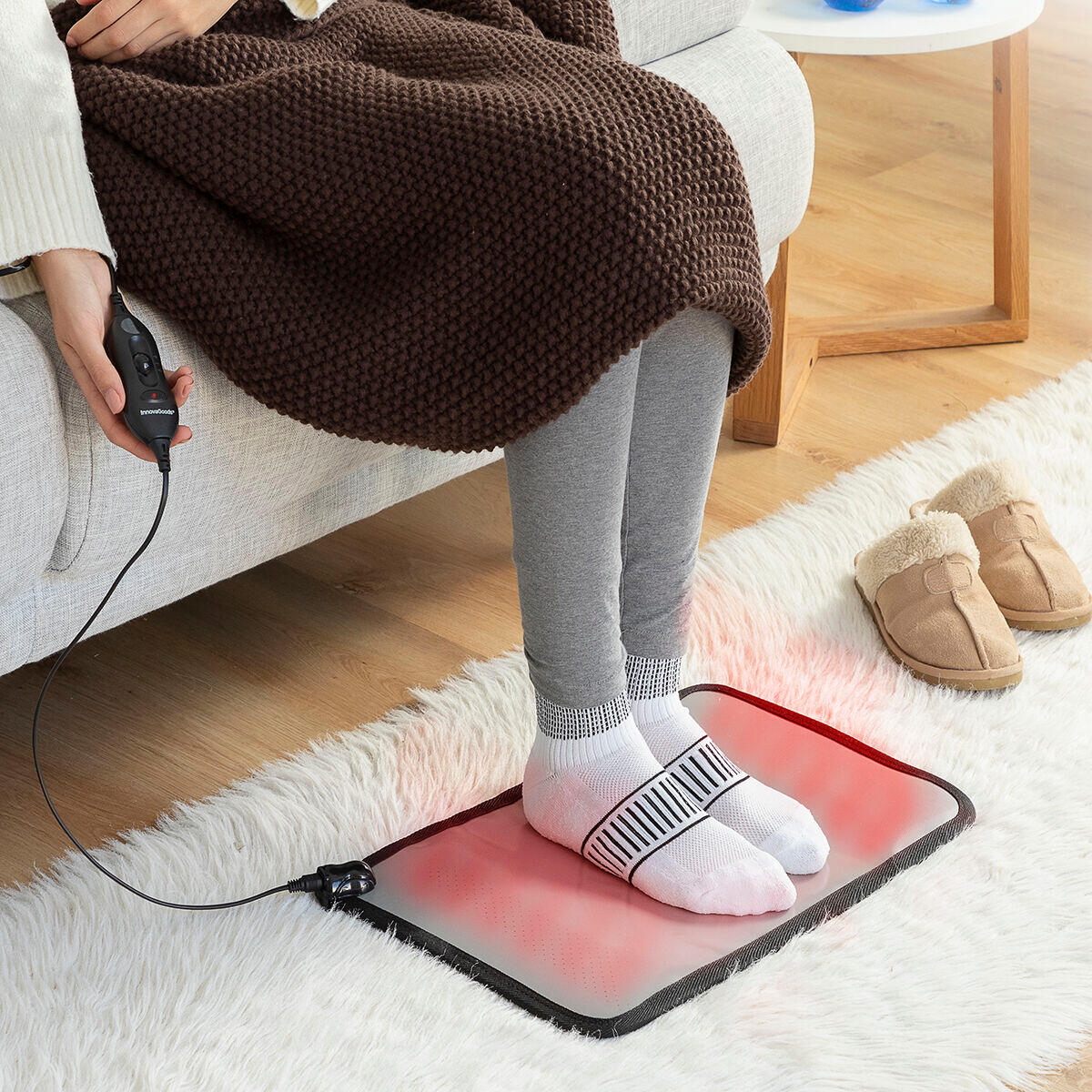 Tapis Électrique Chauffant INNOVAGOODS Gris 2/7