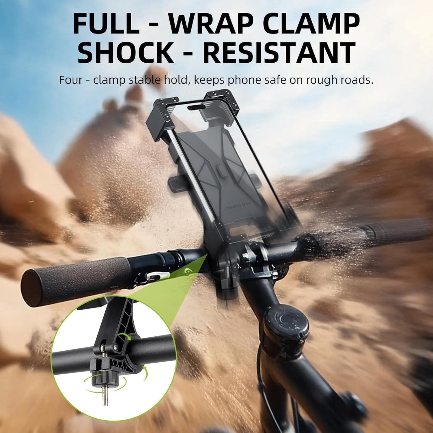 Support Téléphone Vélo/Moto Réglable à 360° 4/7