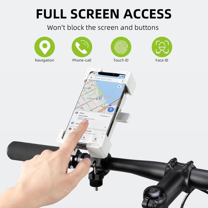 Nastavitelný držák telefonu na kolo/motorku 360°