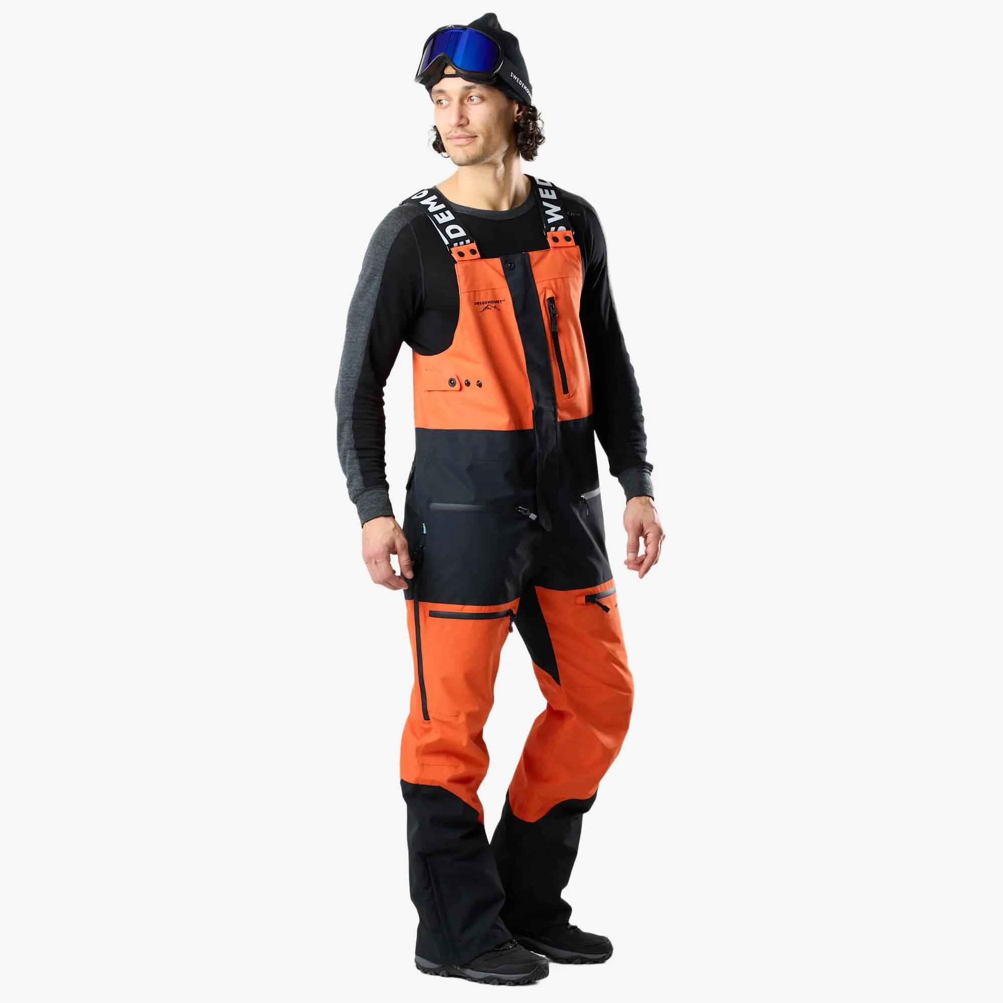 Skibroek Met Bretels Skiën Man Freeride Waterdicht 3/8