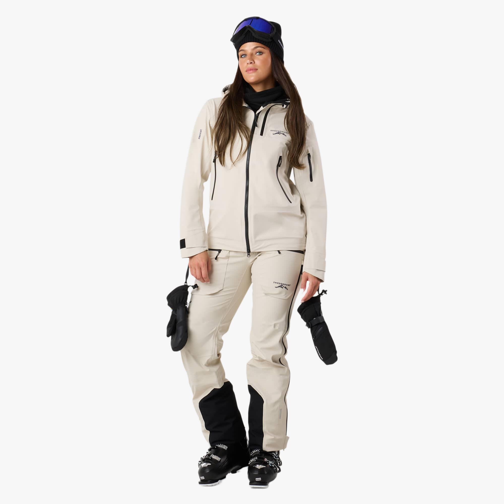 Dames ski skibroek waterdicht winddicht Lofoten 3L Shell Bib II 3/7