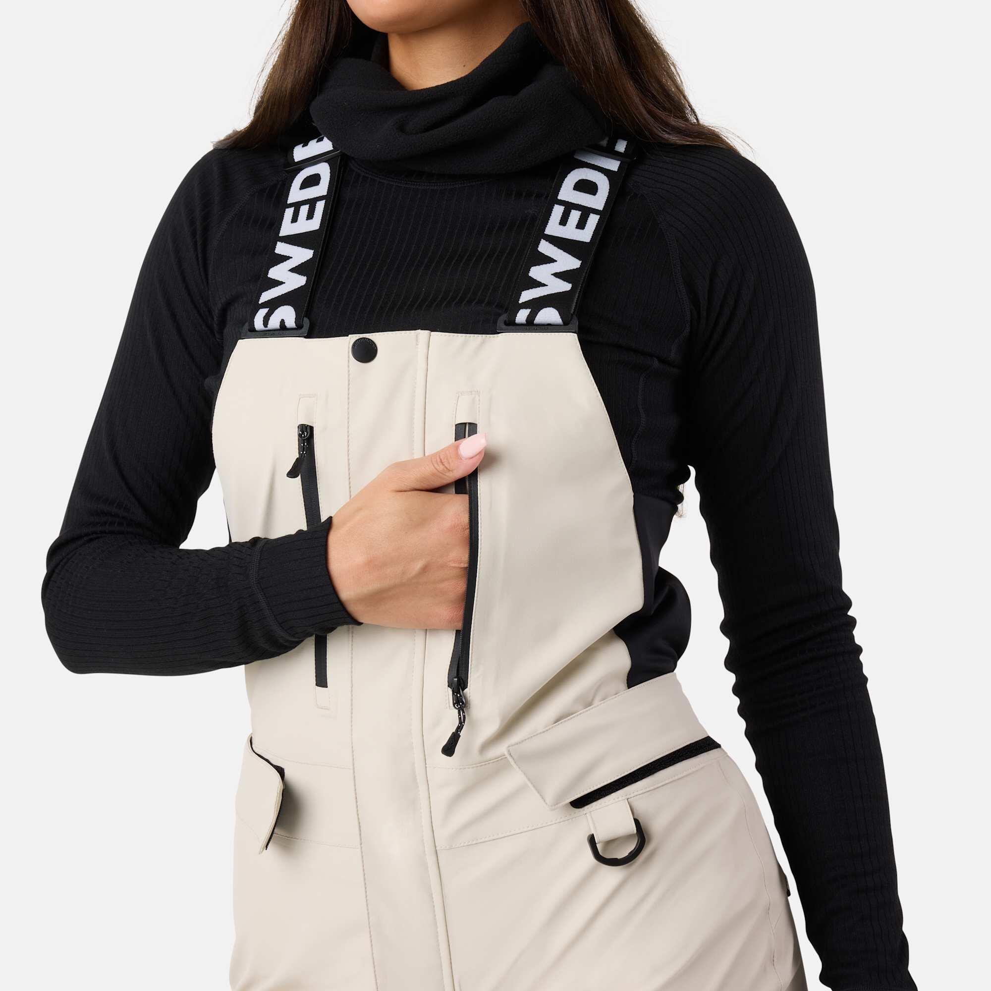 Dames ski skibroek waterdicht winddicht Lofoten 3L Shell Bib II 6/7