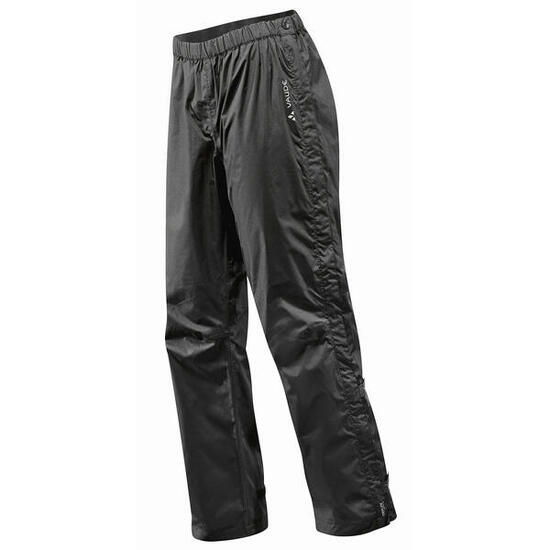 Pantaloni da pioggia con zip completa taglie corte donna VAUDE Fluid