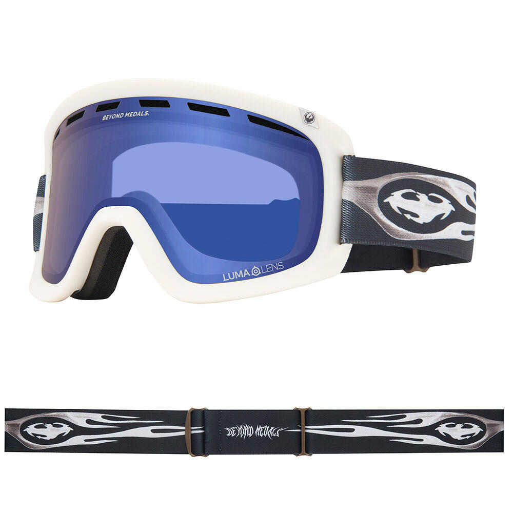D1 OTG Lunettes De Ski Unisexes - Beyond Medals/LL Dark Smoke & LL Flash Blue 5/6