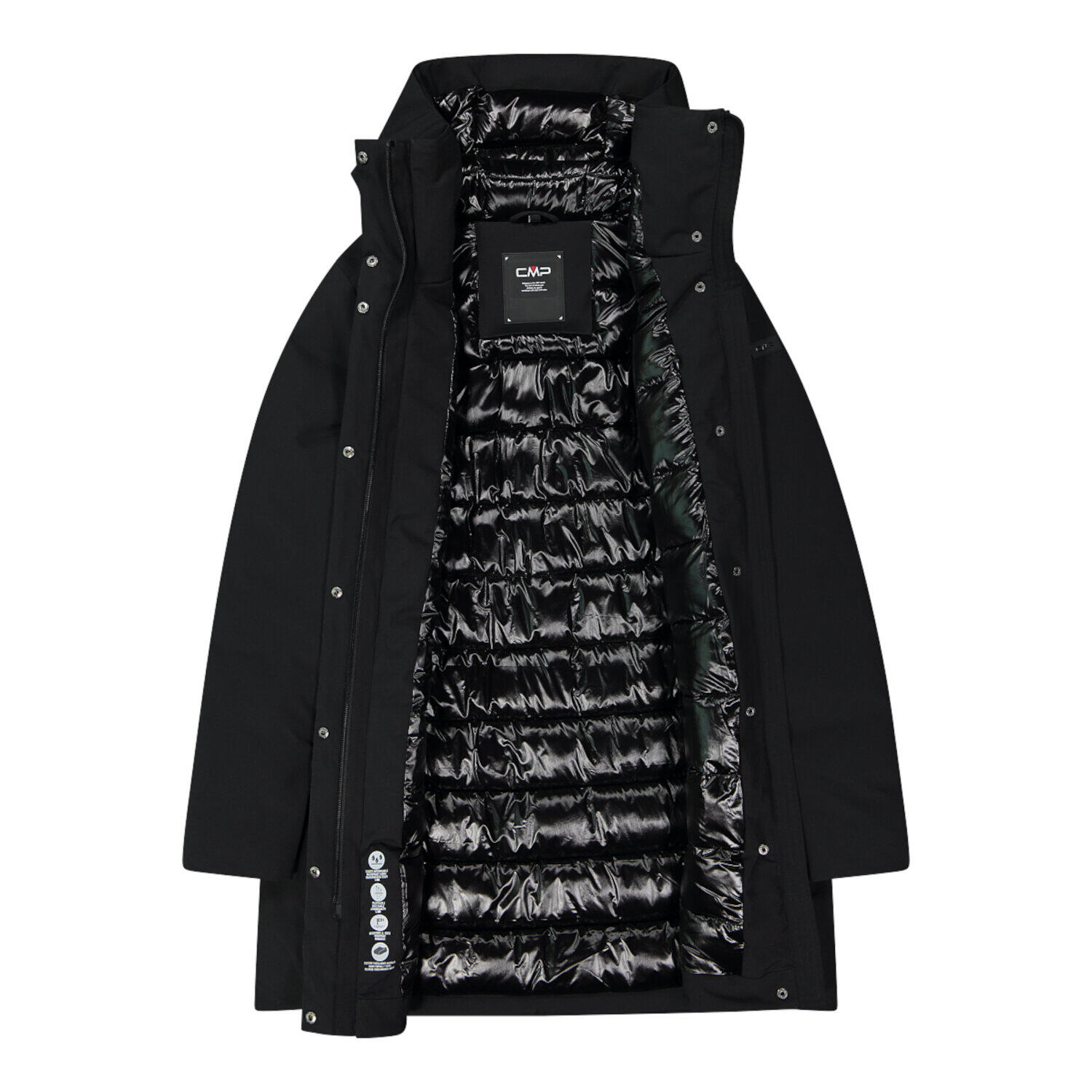 CMP Damen Mantel WOMAN COAT FIX HOOD 35K3596 3/9
