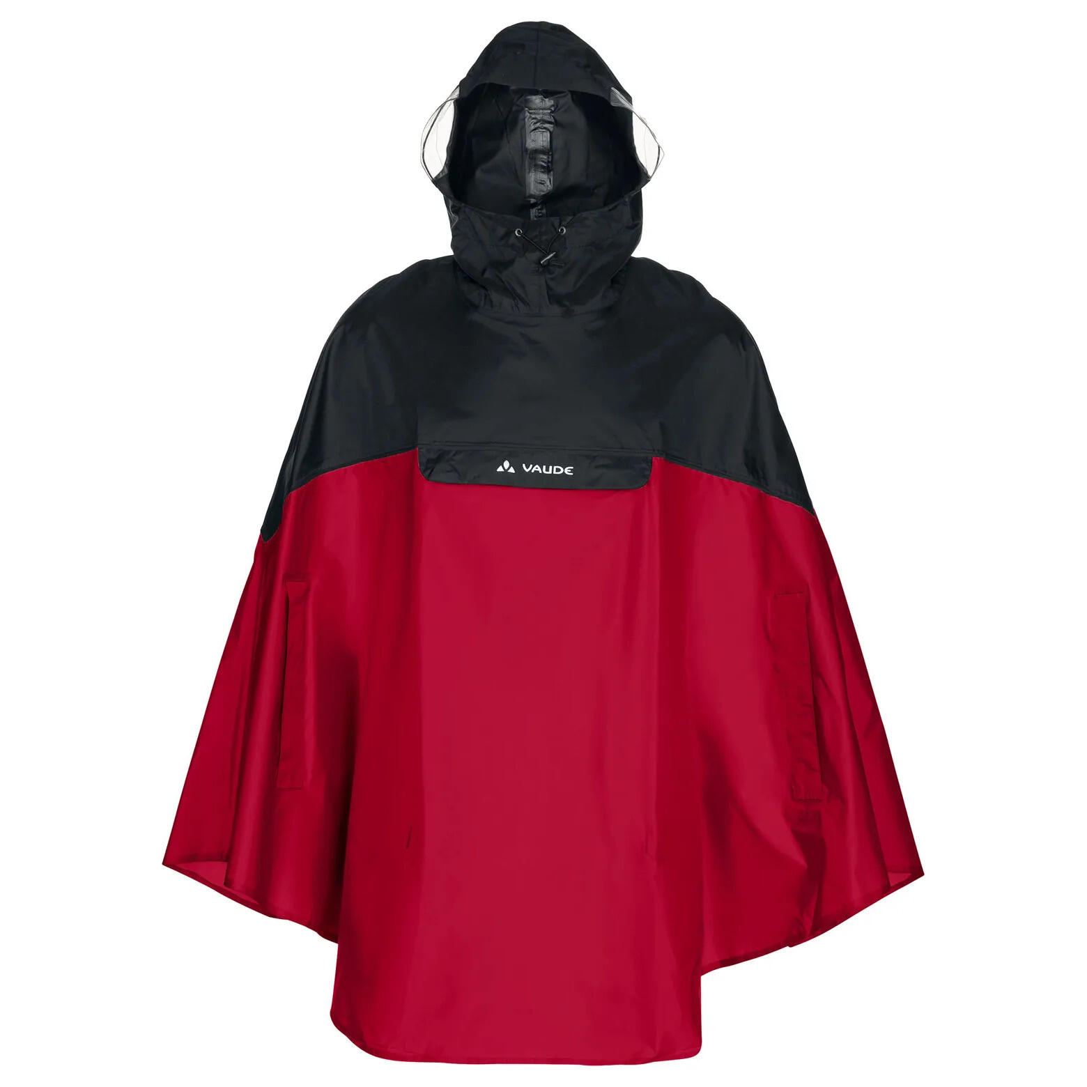 Vaude - Poncho Vaude Covero Ii - Poncho - Noir|rouge - Decathlon