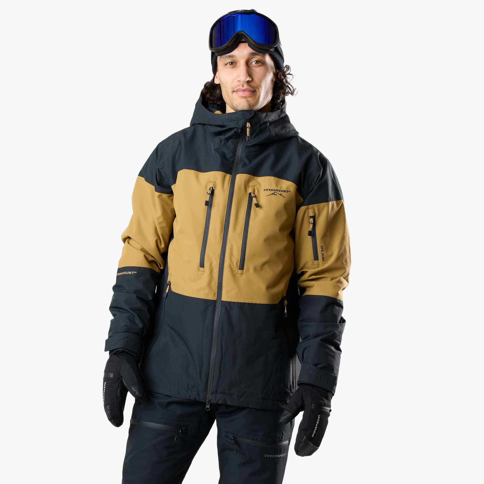 Swedemount - Veste De Ski Homme Freeride Imperméable Coupe-vent - Veste - Blanc|noir - Decathlon
