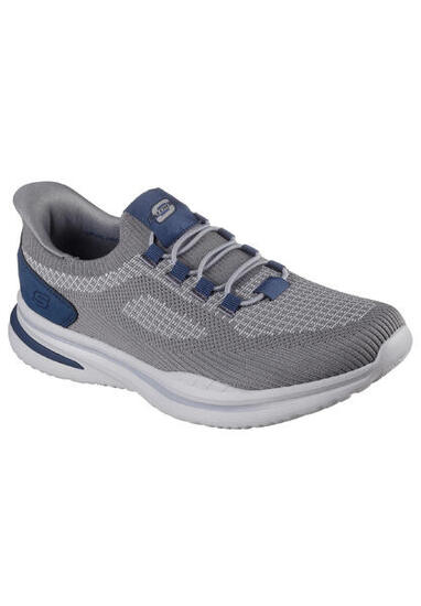 Skechers Herren Slip-ins Relaxed Fit: Norlan - Alonso Sneaker 211207 Grau