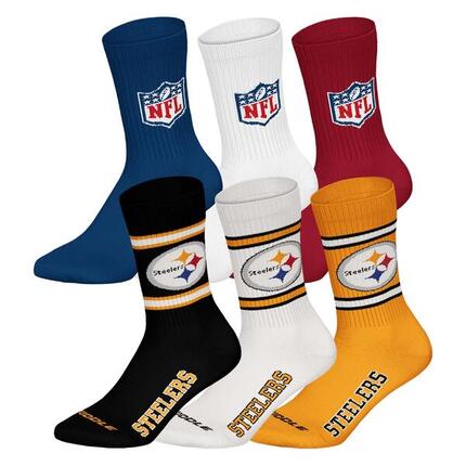 Socken Unisex 6er Pack Stretch-NFL 6Pack Crew Socks