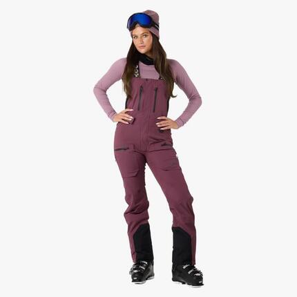 Pantalon de ski femme ski imperméable coupe-vent Lofoten 3L Shell Bib II