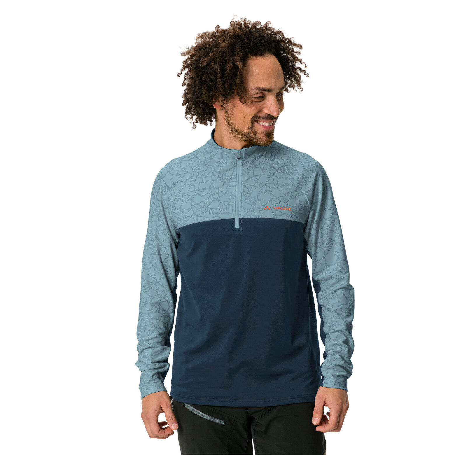 Maillot de manga larga con cremallera q VAUDE Virt II 2/3