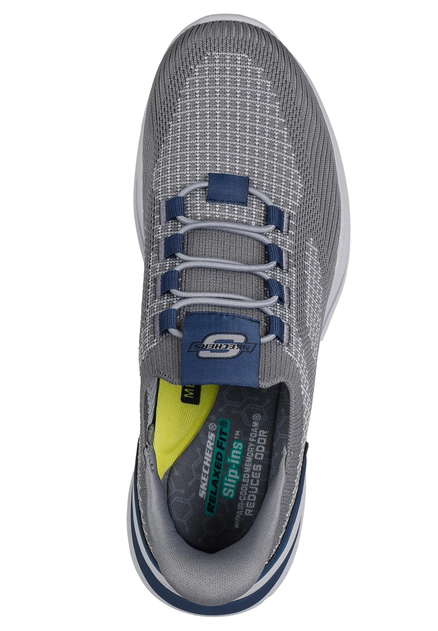 Skechers Herren Slip-ins Relaxed Fit: Norlan - Alonso Sneaker 211207 Grau 3/7
