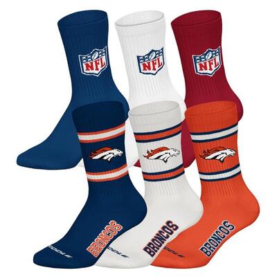 Socken Unisex 6er Pack Stretch-NFL 6Pack Crew Socks