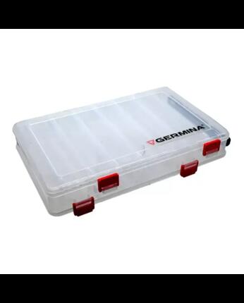 Pudełko wędkarskie na przynęty Germina Clear 18.5x27.5x5 cm