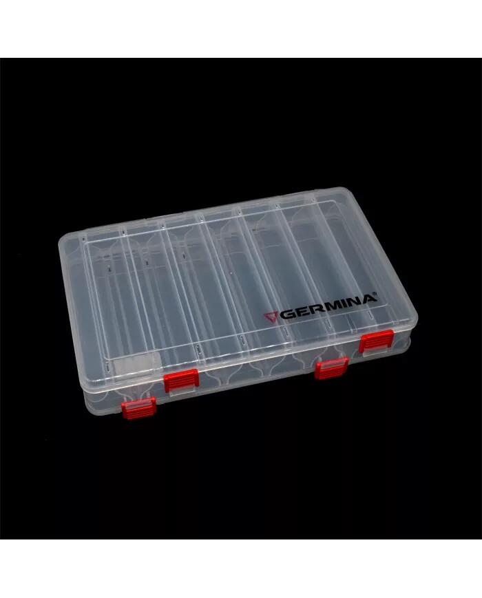 Pudełko wędkarskie na przynęty Germina Clear 18.5x27.5x5 cm 3/3