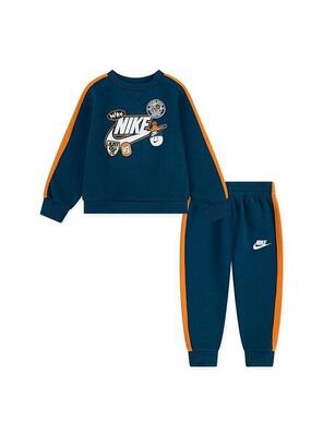 Tuta bambino nike sweatpants - blu/arancio
