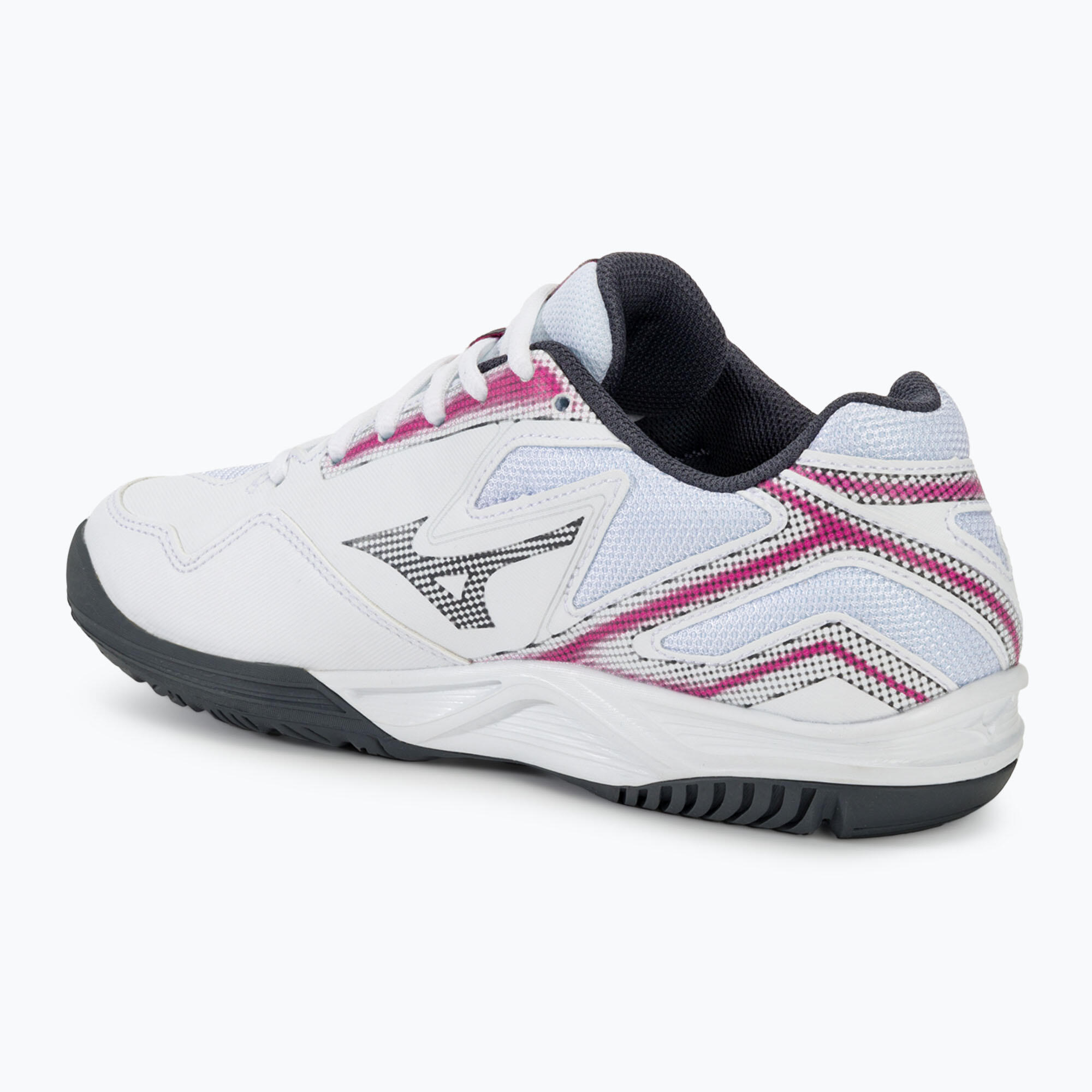 Buty do tenisa damskie Mizuno Break Shot 4 AC white/pink tetra/turbulence 3/7